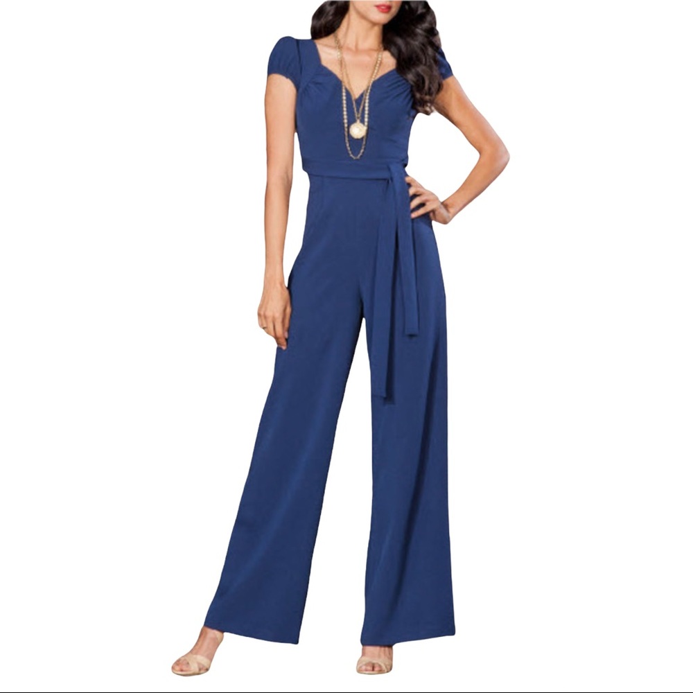 Stop Staring Barcelona Navy Blue Jumpsuit S